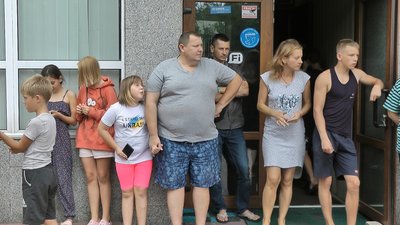 У запорізькому санаторію, де живуть переселенці, понад добу не було електропостачання