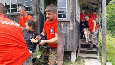 В горах Закарпаття надали допомогу травмованій туристці з Маріуполя