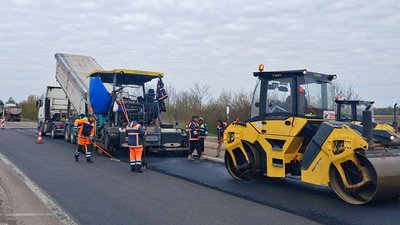 Ремонт доріг на Волині, ремонт дороги Любомль Ягодин, Служба відновлення Волині