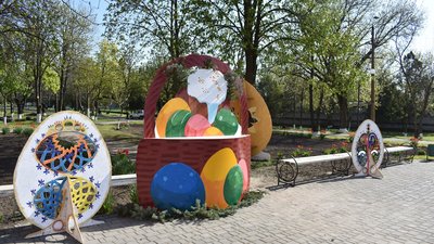 У Нижньосірогозькій громаді на Херсонщині створили фотозони до Великодня