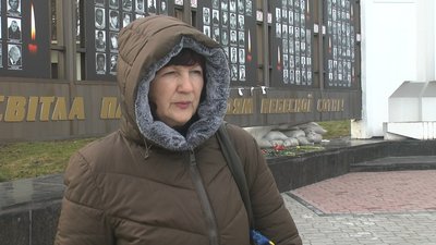 На фото Ірина Ковалевська — учасниця Хмельницького Майдану. На фото Ірина Ковалевська — учасниця Хмельницького Майдану.