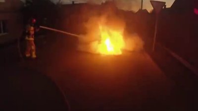 Згорів квадроцикл на Рівненщині