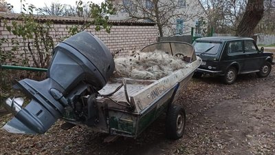 На Херсонщині водні поліцейські виявили браконьєрів із уловом близько 400 кг риби На Херсонщині водні поліцейські виявили браконьєрів із уловом близько 400 кг риби