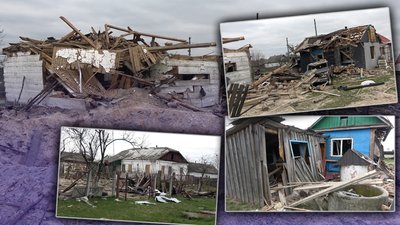 У селі на Житомирщині фіксують наслідки руйнувань, що завдали війська Росії