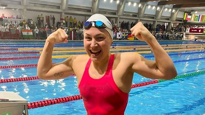 Кропивницька плавчиня Ірина Терещенко виграла перше золото Дефлімпіади