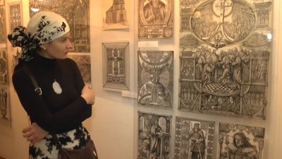 Історичну графіку презентував луцький художник Олександр Дишко Історичну графіку презентував луцький художник Олександр Дишко