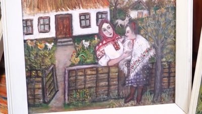 "Я їх знаю дуже багато". 92-річна художниця з Херсона малює українські пісні
