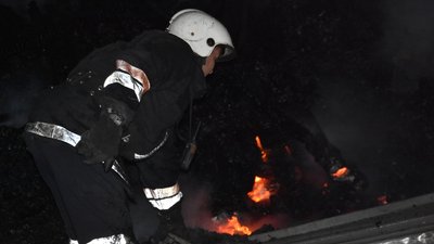 В центрі Одеси зайнялось 150 квадратних метрів будівельного сміття В центрі Одеси зайнялось 150 квадратних метрів будівельного сміття