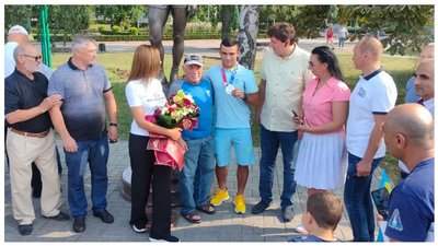 У Запоріжжі зустріли Парвіза Насібова У Запоріжжі зустріли Парвіза Насібова