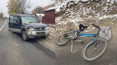 Під колеса автомобіля на Черкащині потрапила велосипедистка