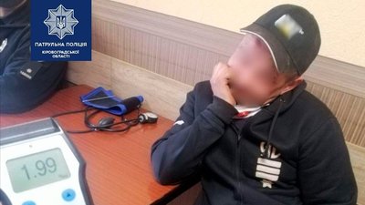 Доза алкоголю в крові водія вантажівки перевищувала норму в десять разів