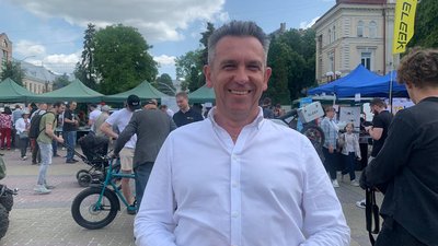 Співзасновник компанії з виробництва електромотоциклів Михайло Боднарчук Співзасновник компанії з виробництва електромотоциклів Михайло Боднарчук
