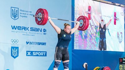 Анастасія Лисенко вчетверте виграла "срібло" чемпіонату Європи з важкої атлетики
