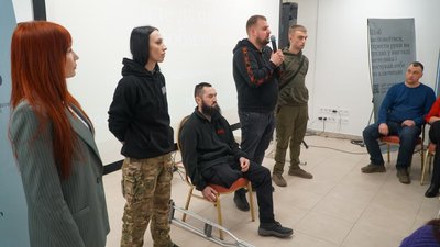 У Дніпрі провели презентацію проєктів підтримки ветеранів У Дніпрі провели презентацію проєктів підтримки ветеранів