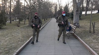 У Житомирі на вихідних поліція і Нацгвардія провела додаткове патрулювання міста У Житомирі на вихідних поліція і Нацгвардія провела додаткове патрулювання міста