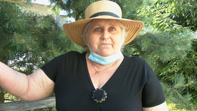 Місцева жителька Надія Данишенко Місцева жителька Надія Данишенко