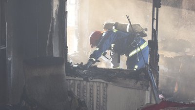 У Миколаєві горіла квартира в багатоповерхівці
