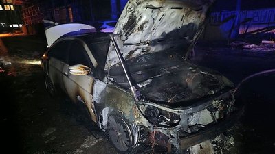 авто, пожежа, кримінал, Дніпро