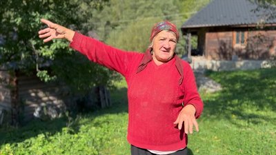 Жителька села Красноїлля Анна про пожежу у таборі Жителька села Красноїлля Анна про пожежу у таборі
