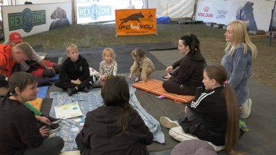 Заняття з каністерапії для дітей ВПО в Одесі