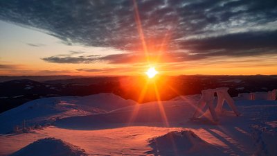 На горі Піп Іван у Карпатах температура повітря опустилася до 17°C морозу На горі Піп Іван у Карпатах температура повітря опустилася до 17°C морозу