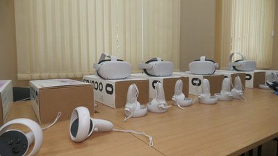 Клас віртуальної реальності для вивчення анатомії у Харківському медуніверситеті. Травень 2023 року