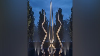 Проєкт нового меморіалу у Звягелі на честь захисників України.