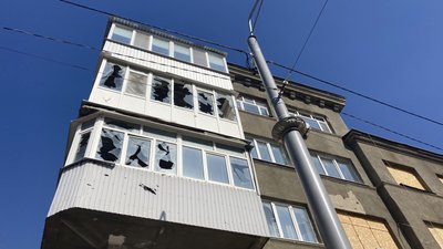 Кафе, зруйноване внаслідок атаки "Шахедів" у Харкові