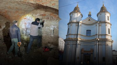 Розкопки, Вірменська церква, підземелля, тунелі, археологія, історія, Франківськ