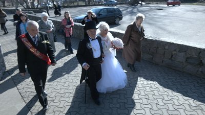 Подружжя з Черкас обвінчалося на "золоте весілля"