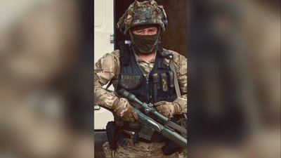 Юрій Рибак з Хмельницького на бойовому завданні Юрій Рибак з Хмельницького на бойовому завданні
