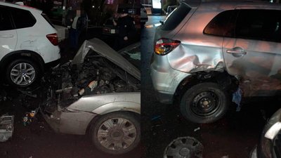 У Черкасах водій напідпитку в'їхав у п'ять автівок. Копи склали три адмінпротоколи У Черкасах водій напідпитку в'їхав у п'ять автівок. Копи склали три адмінпротоколи