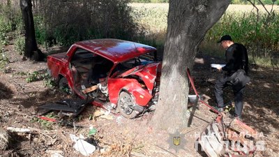 На Полтавщині через аварію померла жінка та травмувався чоловік