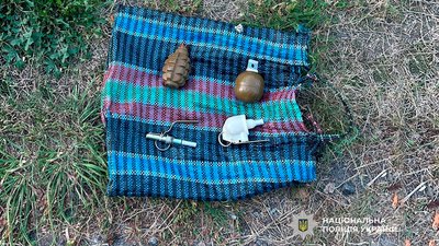 У жителя Чернігівщини вилучили дві гранати та запали до них