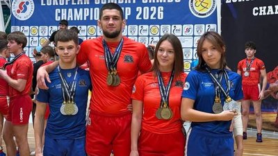 16 медалей на чемпіонаті Європи з бойового самбо здобули спортсмени з Мукачева