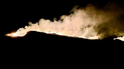 На Черкащині за добу горіло три гектари сухої трави На Черкащині за добу горіло три гектари сухої трави