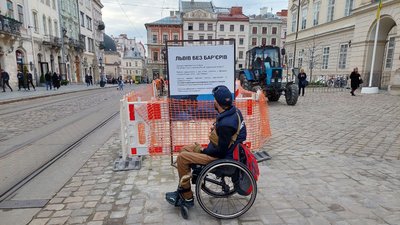 Сергій Калитюк на площі Ринок