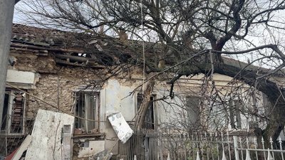 Херсон, Комишани, обстріл