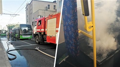 У Харкові спалахнув акумулятор в одному з нових тролейбусів на автономному ходу