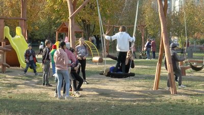 Дитмайданчик із деревини Дитмайданчик із деревини