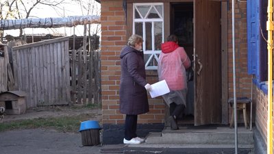 Голосування на дому у Руській Поляні на Черкащині Голосування на дому у Руській Поляні на Черкащині
