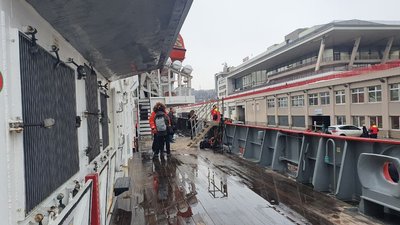 Криголам "Ноосфера" вирушив у свій перший рейс з Одеси