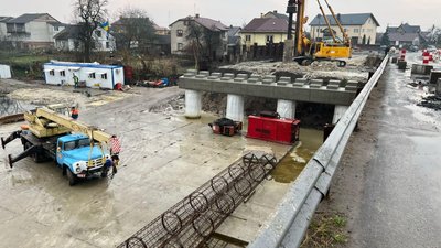 Будівництво моста на дорозі "Сокаль-Стоянів" Будівництво моста на дорозі "Сокаль-Стоянів"