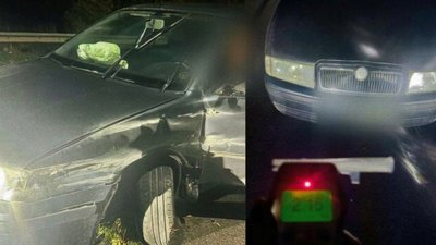 п'яний водій Луцьк; пошкоджені автомобілі skoda bmw аварія; 2,15 проміле алкоголю