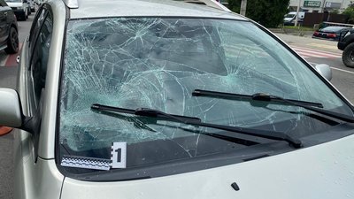 Пошкоджене авто після ДТП на Городоцькій Пошкоджене авто після ДТП на Городоцькій