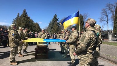 Прощання з військовим Володимиром Бродою Прощання з військовим Володимиром Бродою