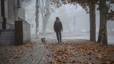 Херсон, погода, природа, туман