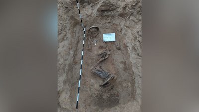 На Житомирщині знайшли останки та встановили імена двох радянських воїнів, які загинули в 1941 році На Житомирщині знайшли останки та встановили імена двох радянських воїнів, які загинули в 1941 році