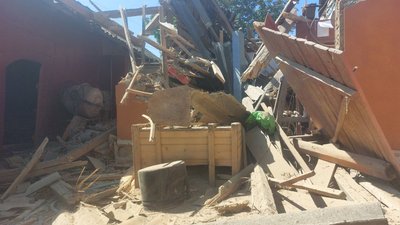 У Снятинській громаді на Франківщині підраховують збитки, завдані уламками російської ракети У Снятинській громаді на Франківщині підраховують збитки, завдані уламками російської ракети