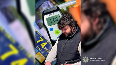 П'яні водії: на київській трасі зупинили водія, який перевищив швидкість і не мав прав